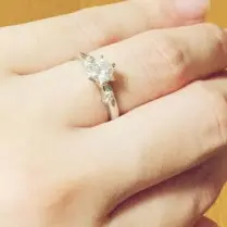 父が母に贈った婚約指輪